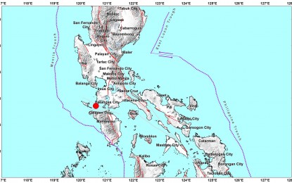 Magnitude 5.7 quake hits Batangas. (Photo / Retrieved from Philippine News Agency)